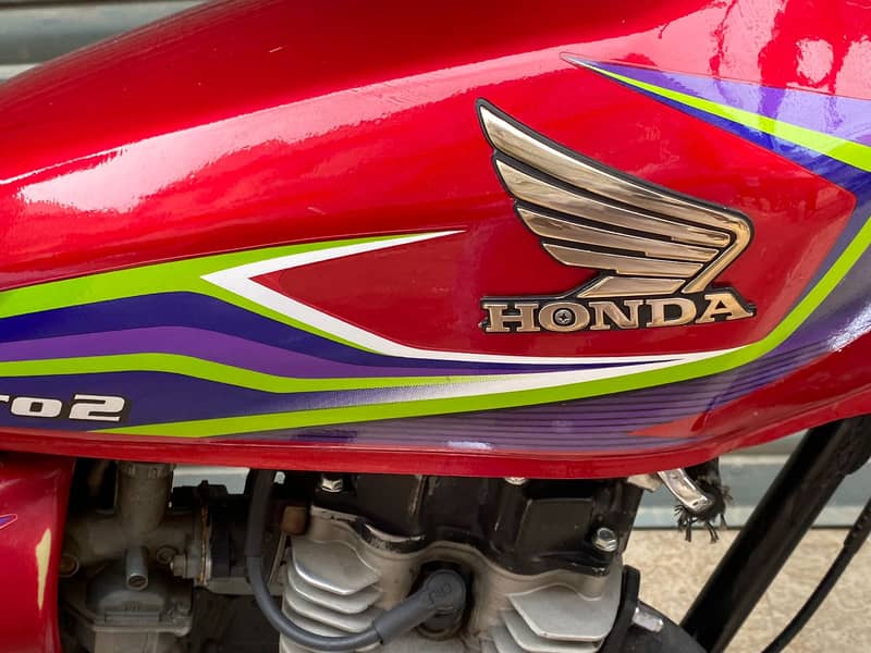 HONDA 125 MODEL 2017 RED COLOUR RAHIM YAR KHAN NUMBER 6