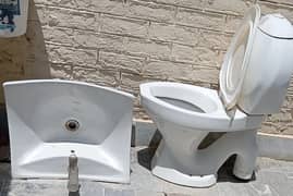 Basin and Commode