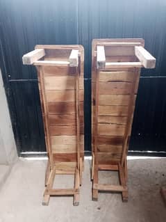 wooden bench for sale pair