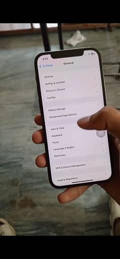 iphone 12 pro with box factory unlock 128 gb hai. e sim time available