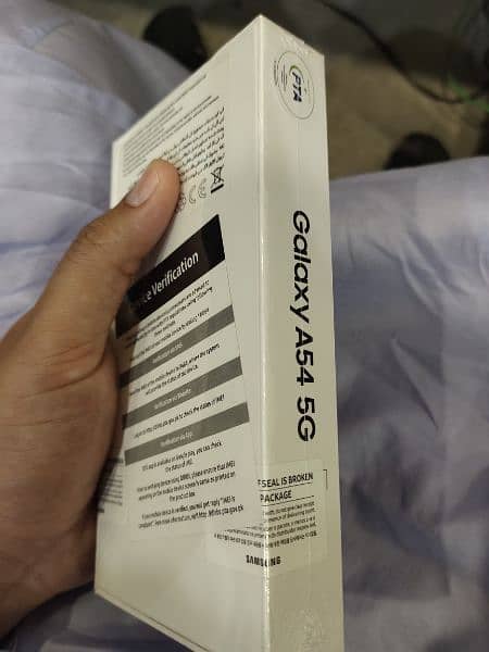 Samsung Galaxy A54 5G Box packed 5