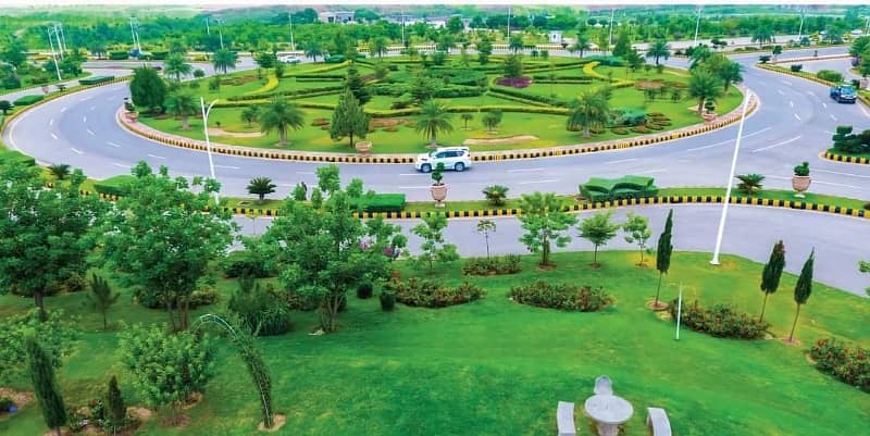 Gulberg Greens 4 Kanal Farmhouse Plot With Boundary Wall 8