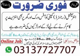 Online job at Home/Part Time/Data Entry/Typing/Assignments/Teaching