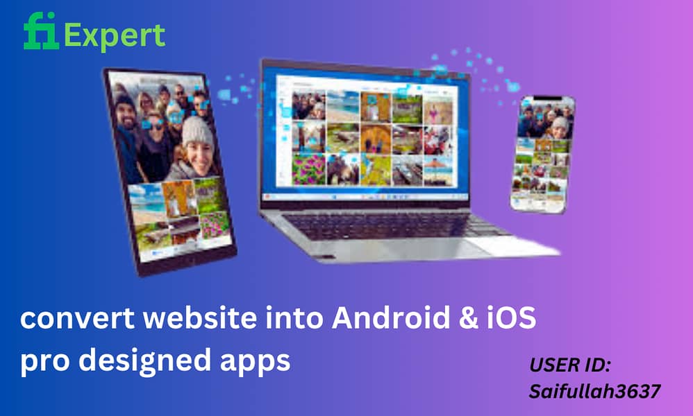 I will convert website to mobile app and ios app 0