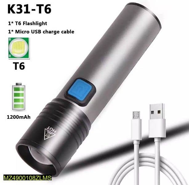 Rechargeable Flash Lights (Premium) 9