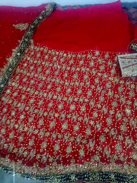 Bridel lehnga red clour 1