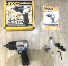 Ingco Air Impact Wrench 1/2" (With 3pcs Sockets)