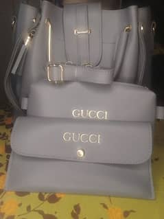 Gucci 3 piece ladies hand bags