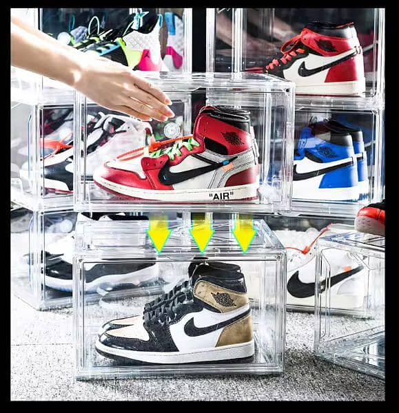 Sneakers Crates and shoes Organizer Boxes 2