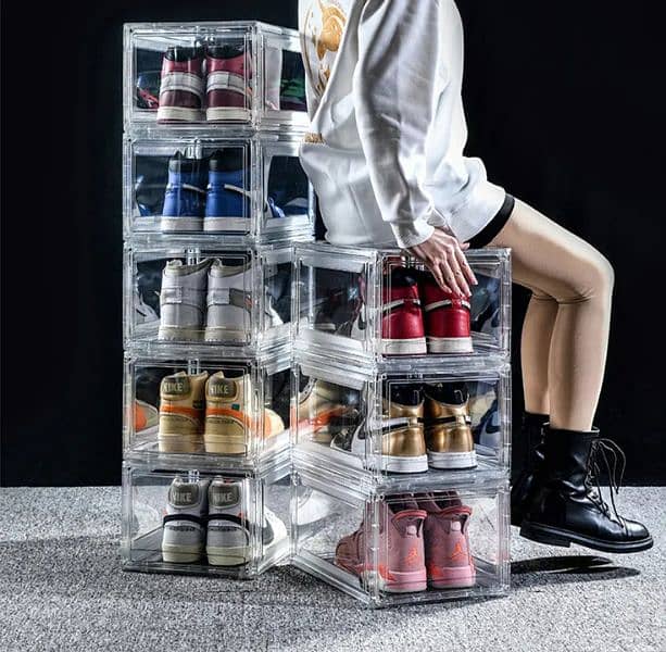 Sneakers Crates and shoes Organizer Boxes 3