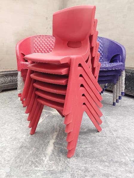 Kids Plastic Chairs and Table set 8