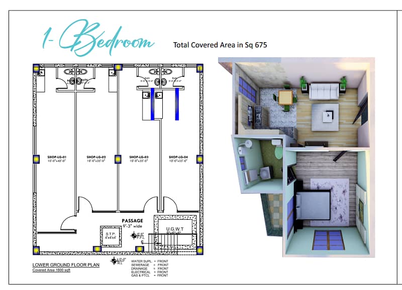 Book Your Premium 1 Bed 670 Sqft Apartment In Bahria Enclave Islamabad 7