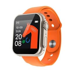 D30 ultra smart watch, orange strappes cash on delivered
