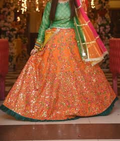 bridal lehenga / mehendi lehenga