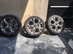17” TRD Rims with Tires Yokohama