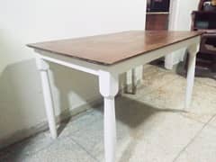 Interwood Dining Table for 6 person.
