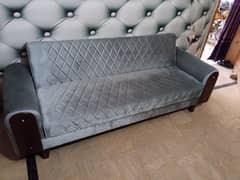 sofa come bed grey color