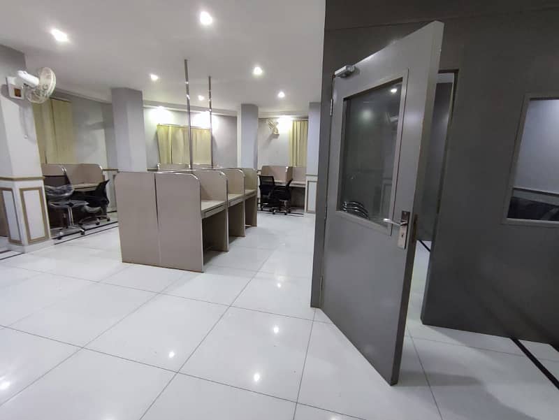 Fully Furnished Commercial Floor On Main Akbar Chowk, Johar Town 1