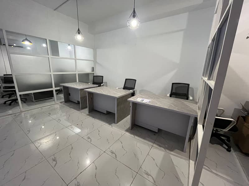 Fully Furnished Office On 1st Floor AL Hafeez Executive With Massive Price Decrease For Few Months 7
