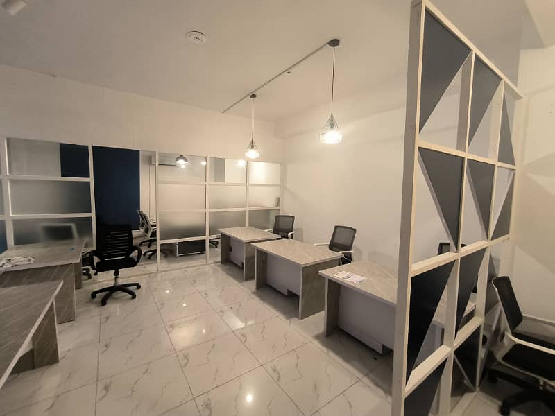 Fully Furnished Office On 1st Floor AL Hafeez Executive With Massive Price Decrease For Few Months 13