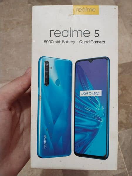 realme 5 4/128 with Box pta approved 14