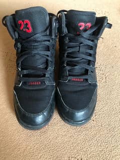Black n Red High top Jordans