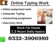 Part time Online job/Data Entry/Typing/Assignment/Teaching 0