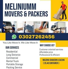 Packer & Movers/House Shifting services /Goods Transport rent services