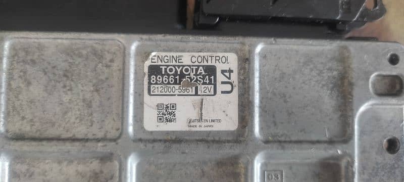 Toyota vitz 2010/2014 ecu 0