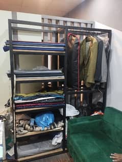 clothes rack for showroom and for clothing brand