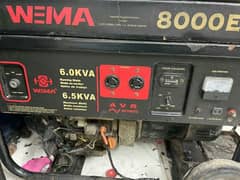 WEMA 6.5 KVA. generator. ,80000E