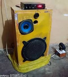Amplifier Woofer Speaker With Boofer Sound System