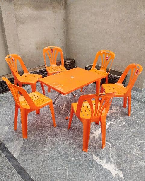 Fello Plastic Chairs and Table set 0