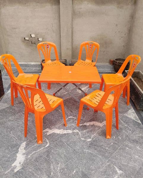 Fello Plastic Chairs and Table set 3