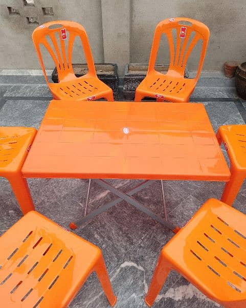 Fello Plastic Chairs and Table set 13