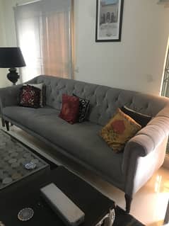 Two five seater sofa