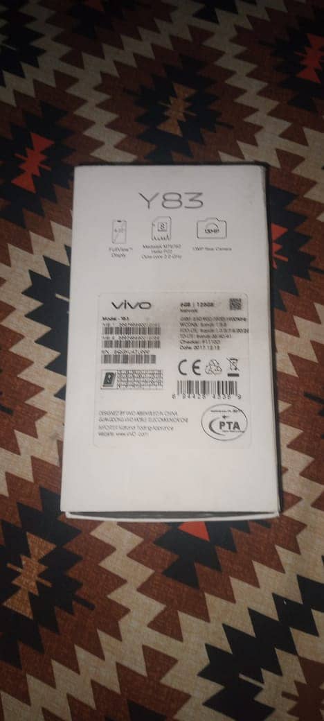 Vivo Y83 6/128 with box price only 12k pta approved. 4