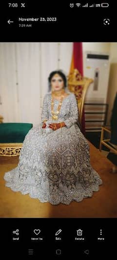 Heavy work Walima Dress