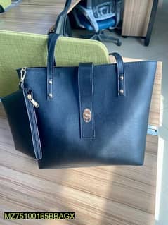Bag X-Pu Leather Caramel Blue