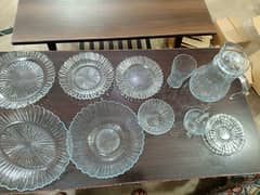 47 PIECES GLASS DINNER SET BRAND NEW SET Best to gift for any occasion