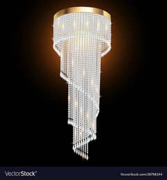 Chandeliers Crystal Double Height