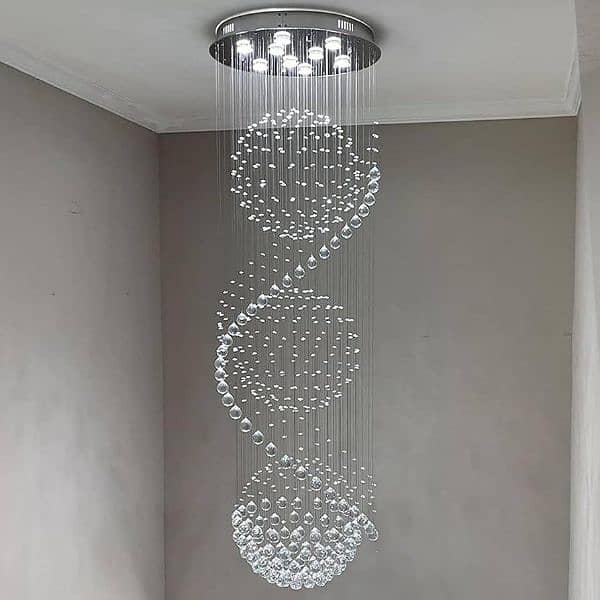 Chandeliers Crystal Double Height 1