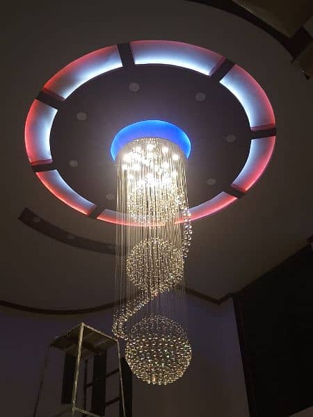 Chandeliers Crystal Double Height 13