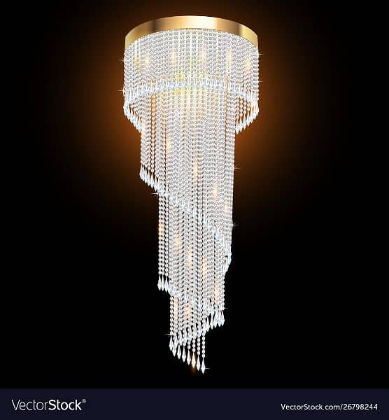 Chandeliers Crystal Double Height 14