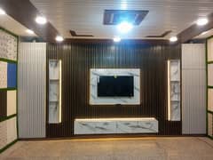 3D Wallpaper /WPC Fluted Panel /WallPanel/WPC Wall Panel /Roof Ceiling
