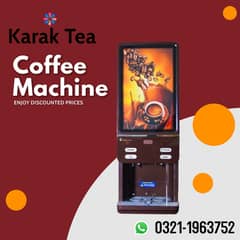 Coffee  , Tea Machine , 2, 3 ,4 Option & flavour