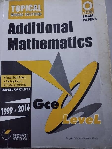 OLEVELS ADDMATHS PAST PAPERS 0