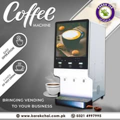 Coffee Machine 3 channel screen auto cup model