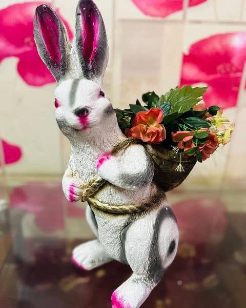 The beautiful Rabbit show piece for Home decoration. 1
