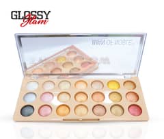 Iman of noble professional 21 colors eyeshadow highlighter palette